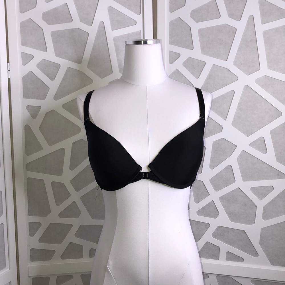 Black and Nude fused push up bra